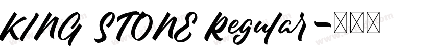 KING STONE Regular字体转换 KING STONE Regular字体转换